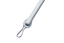rewagi® 2x Schleuderstab 75/100 cm Weiß oder Alu – Vorhangbedienung – Alu-Stab