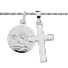 Jungen Mädchen Kreuz mit
