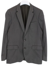 HUGO BOSS Huge3/Genius2 Blazer Herren US 40R Stretch Gefuttert Revers Einreiher