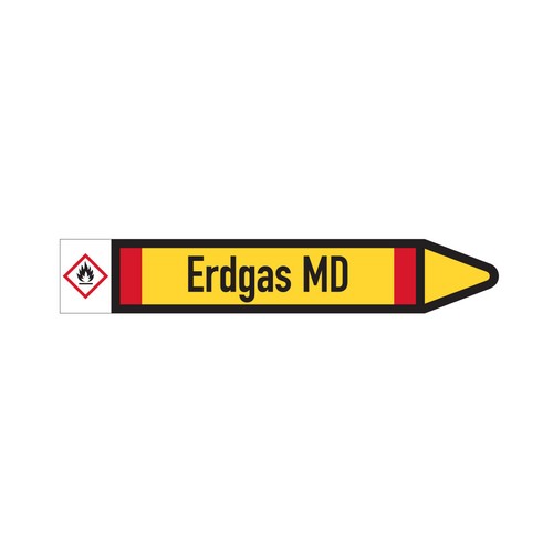 Rohrleitungskenn erdgas md - erdgas,