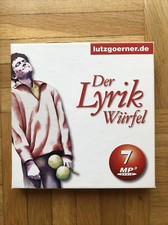 Der Lyrik Würfel 7 mp3 CDs Lutz Görner Hörbuch Gedichte Dichter ca. 50 Stunden!