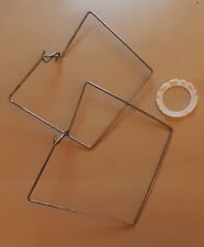 Drahtgestell für Lampenfolie Lampenschirm Lampen Selber  Basteln DIY Kreuz 15x19