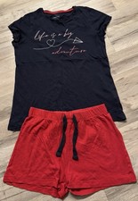 Schlafanzug Pyjama Kurz Shirt