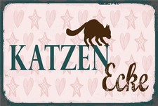 Holzschild 30x40 cm Katzen