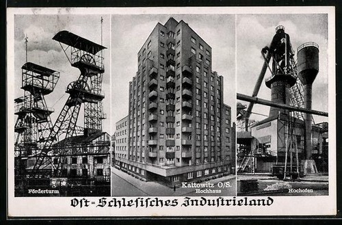 Ansichtskarte kattowitz - ansichtskarte,