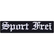 DDR Aufnäher: SPORTFREI