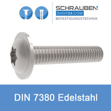 Linsenkopfschrauben Flansch M3