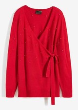 Wickel-Strickjacke Gr. 40/42