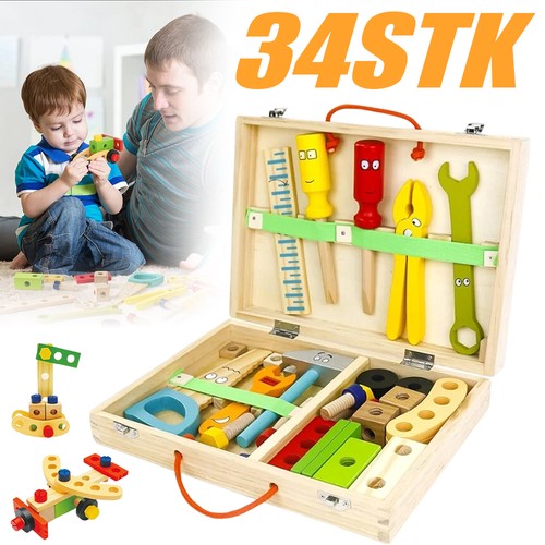 34pcs werkzeugkoffer kinder - 34pcs,
