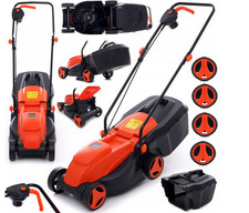 Elektro Rasenmäher Garten Elektromäher Mäher Elektrisch 30L 2100W nur 9 kg