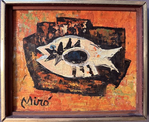 Miró fisch signiert - ,