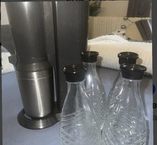 Sodastream Crystal Mir 4 Glasflaschen, schwarz
