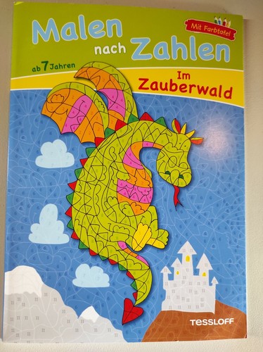 Malen nach zahlen zauberwald - malen,