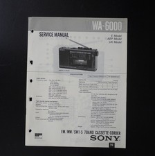 Original sony 6000 mw sw - sony, fm/mw/sw