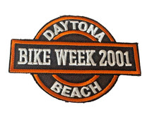Aufnäher - Patches - DAYTONA BEACH - BIKE WEEK 2001 - USA - UNBENUTZT