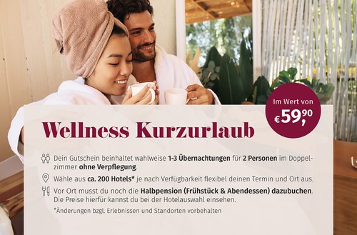 Mydays gutschein wellness - gutschein,