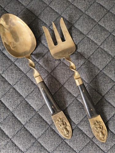 Vintage salatbesteck aus siam - vintage,