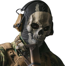 Ghost Maske Call of Duty Totenkopf Kabeljau MW2 Cosplay