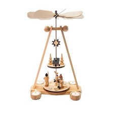 Teelichtpyramide zweistöckig