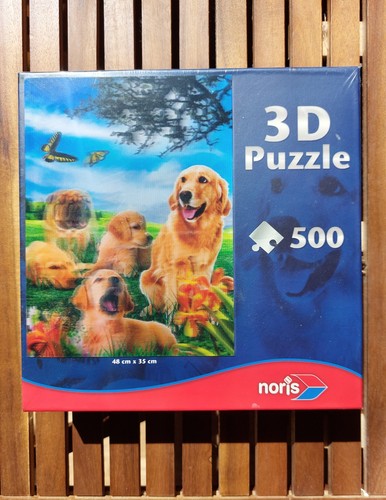 Noris effekt puzzle hunde - noris, 3d