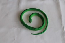 GUMMISCHLANGE SCHLANGE - BOA  Regenwaldtier Spielzeug grün 62 cm lang