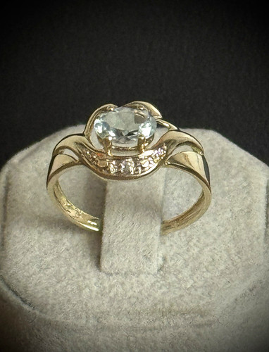 Goldring damenring mit topas - mit,