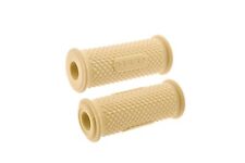 Paar Fußrastengummi BEIGE Pyramide Oldtimer AWO MZ EMW BMW BK RT125, 18-21mm