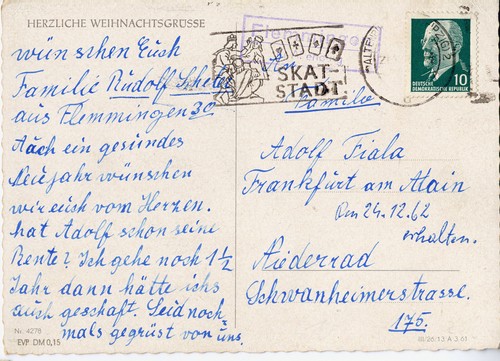 Brief ansichtskarte - brief/,