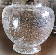 Vase - aus Glas "Crash-Glas" -