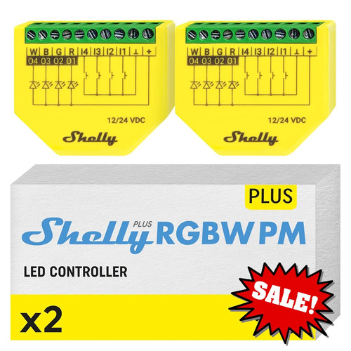 Shelly plus rgbw 2er - rgbw, 2er-pack