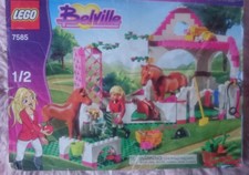 Lego Belville Bauanleitung 7585 Pferdestall