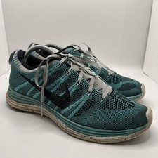 Nike Flyknit One Lunarlon blau Laufschuhe Herren Größe UK 8,5 R9
