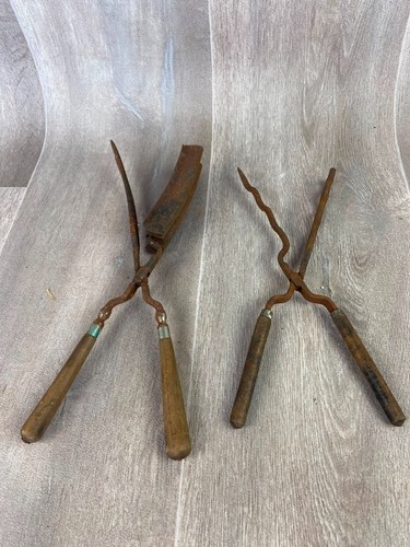 Antike brennschere - 2x,