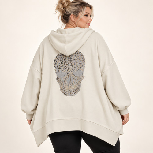 Damen oversize kapuzenjacke - damen,