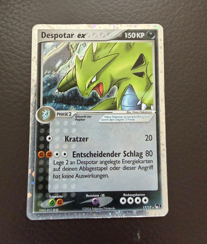 Pokémon tcg despotar 17 - ex, 17/17