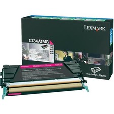 original Lexmark Toner C734A1mG magenta   C734 C736 X734 X736 X738 neu D bulk