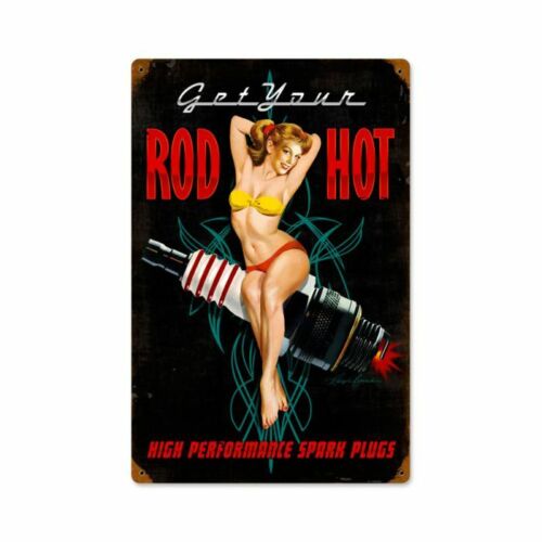 Hot rod pin girl - pin,