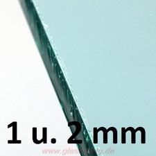 Dünnglas 1 mm für Feuerwehrmelder oder Displayglas