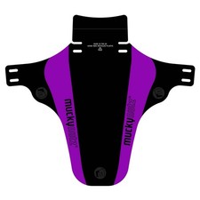 Front Fahrrad Schutzblech Mucky Nutz Front Face Fender V2 schwarz/lila