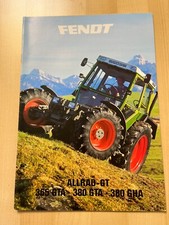 Prospekt Fendt Geräteträger 365/380 GTA/GHA Allrad Brochüre Werbung Schlepper W