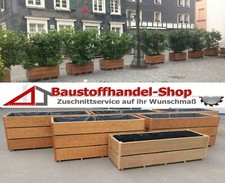 Blumenkasten Bangkirai  Blumenkübel Pflanztrog Pflanzkasten Holz Hochbeet Garapa