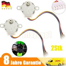 2 Stück 24BYJ48 DC 12V Reduktion Schrittmotor Mikro-Reduzierstück Schrittmotor