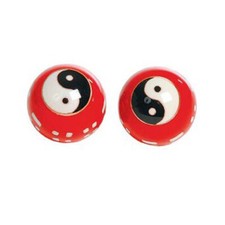 Qigong Klangkugeln Chinesische Zeichen rot Ø 40mm