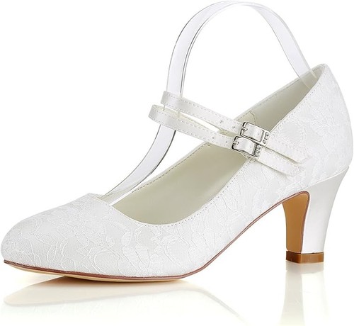 Damen brautschuhe spitze - damen, satin