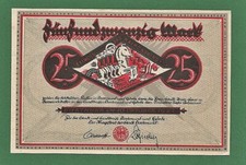 03 200 Notgeld Dortmund und Hörde 25 Mark, 1.10.1922, schwarz-rot