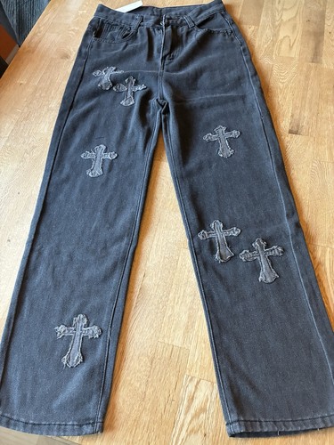 Baggy jeans schwarz - schwarz, s