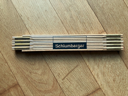 Zollstock mit werbung - mit,