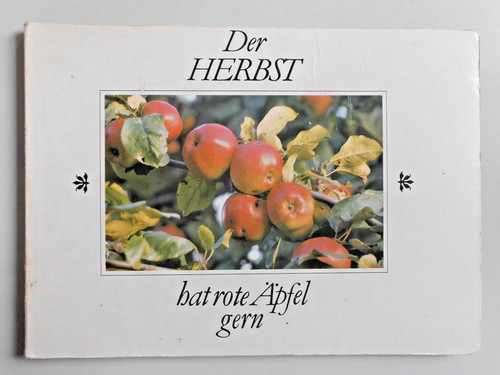 Der herbst hat rote äpfel - herbst,