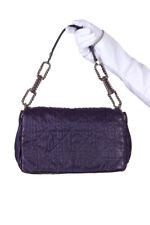 Christian Dior Umhänge-Tasche purple Handtasche Bag Lila Leder Luxus Pur 