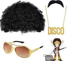 80Er Jahre Outfit Herren Accessoires，Hippie Accessoires Herren 70 Jahre，Disco Ko